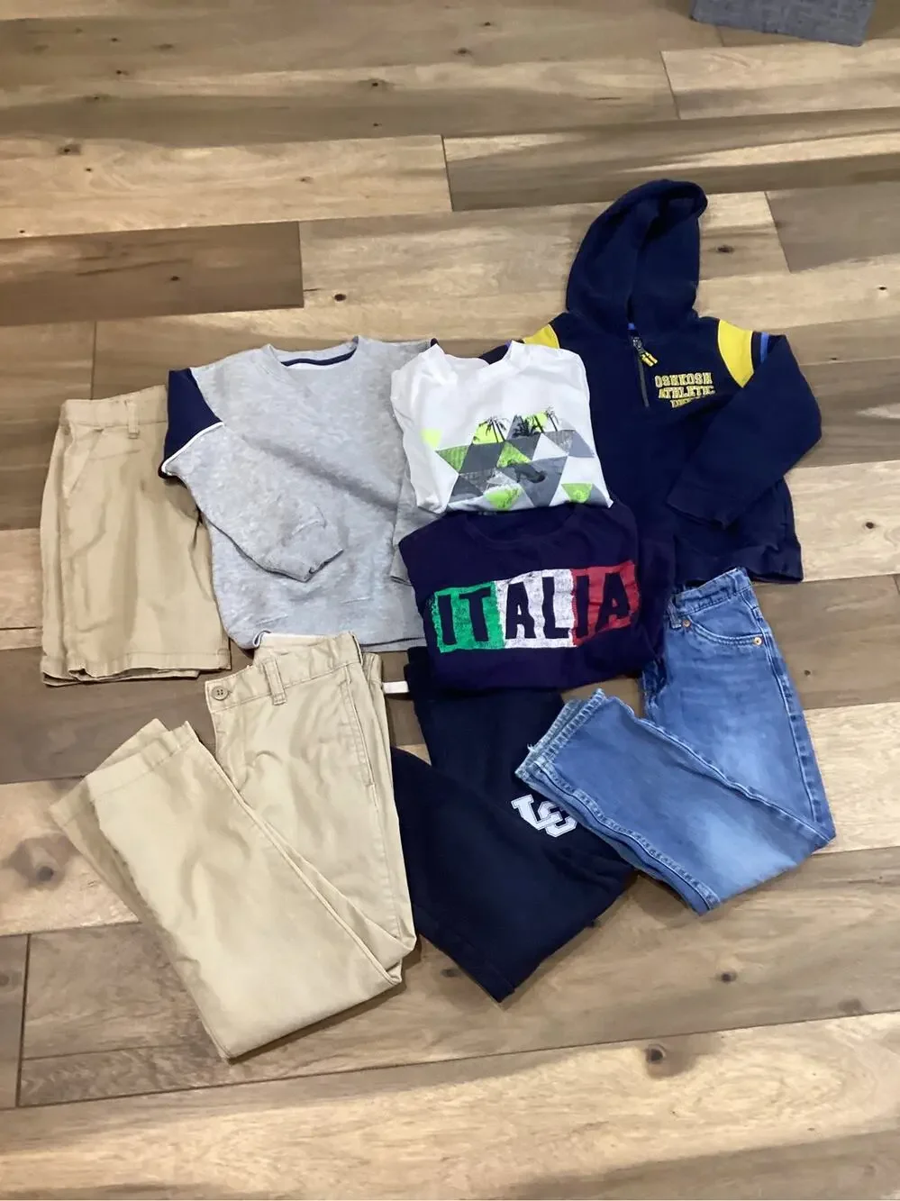 Boys Size 7 Back‑to‑School Clothing Bundle